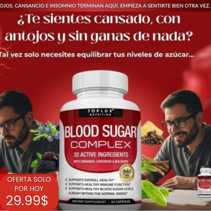 Toplux® Blood Sugar Complex 🌿 IMPORTADO 🇺🇸