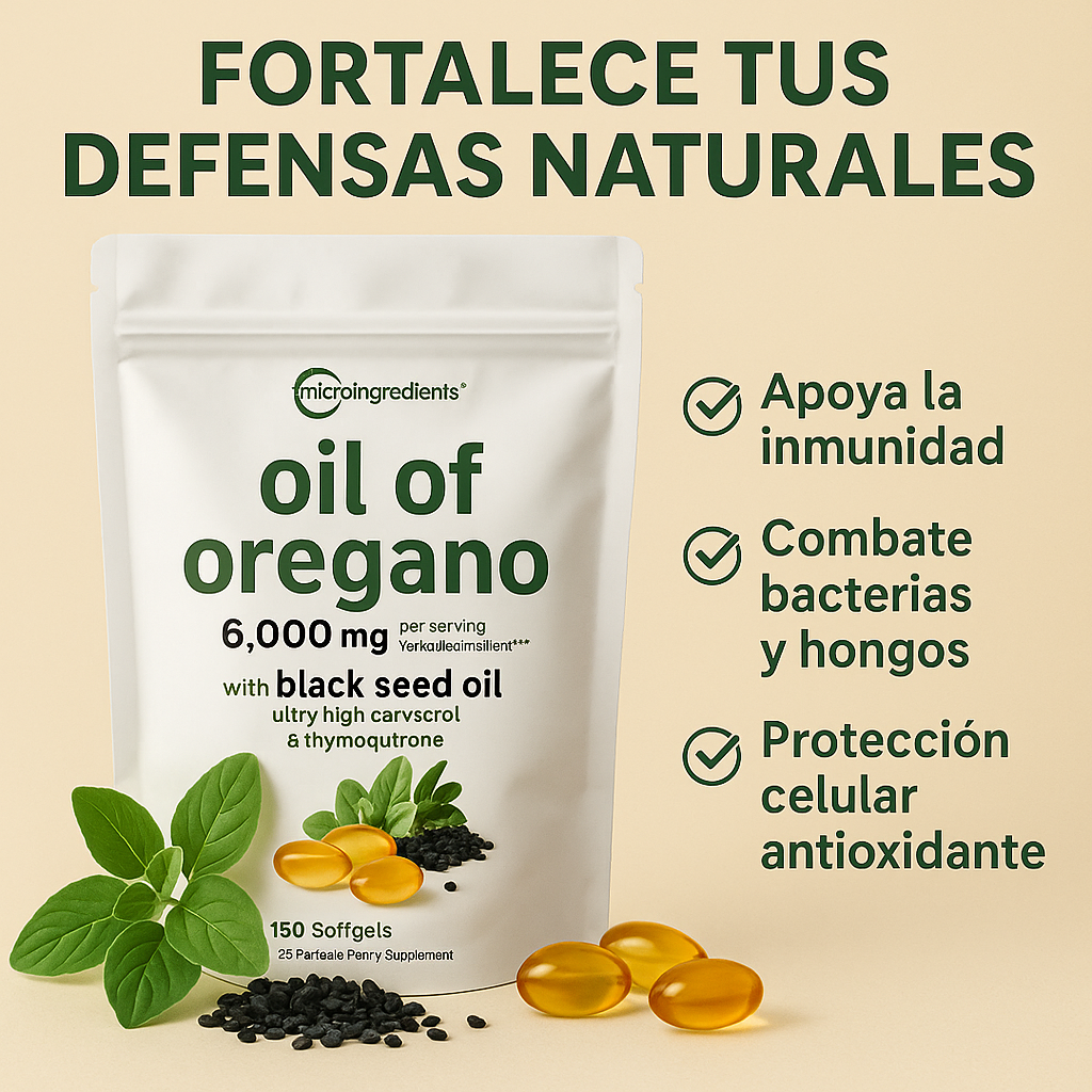Aceite de oregano - Único en Caracas