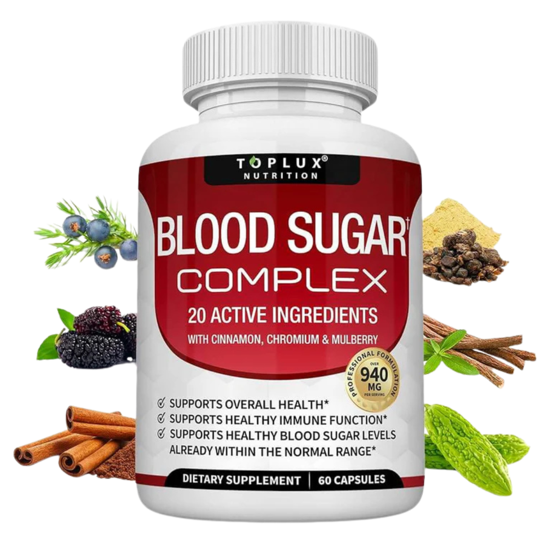 Toplux® Blood Sugar Complex 🌿 IMPORTADO 🇺🇸