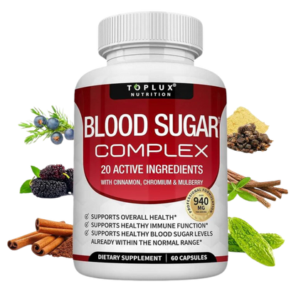 Toplux® Blood Sugar Complex 🌿 IMPORTADO 🇺🇸