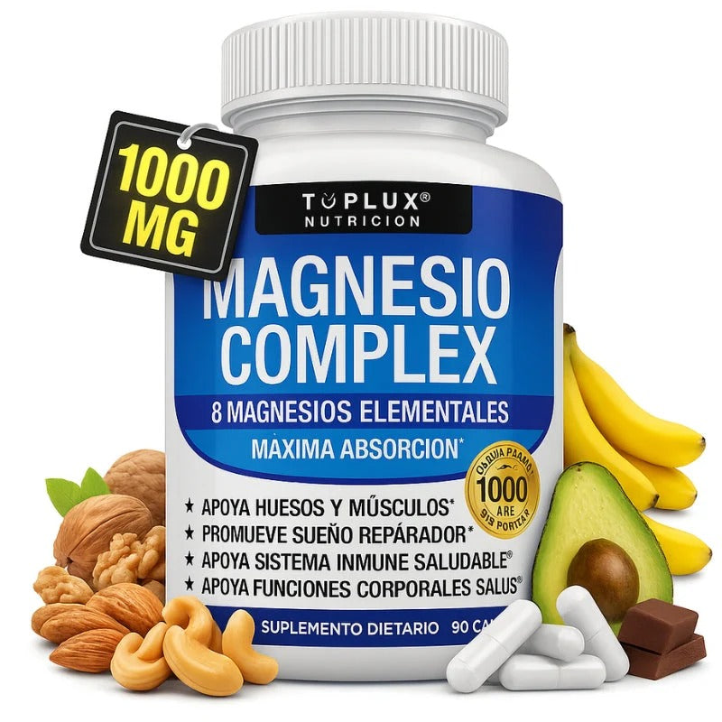 Magnesium Complex 8 formas de magnesio elemental